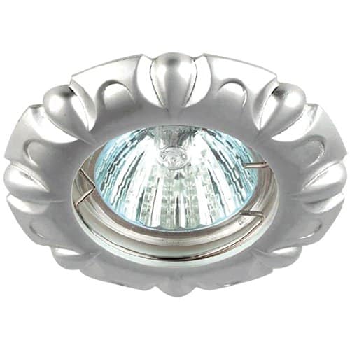 Вбудований поворотний світильник Feron DL6124 під лампу хром