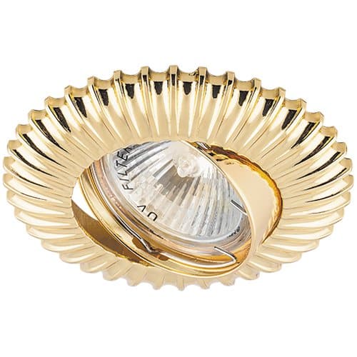 Вбудований світильник Feron DL6213 під лампу золото