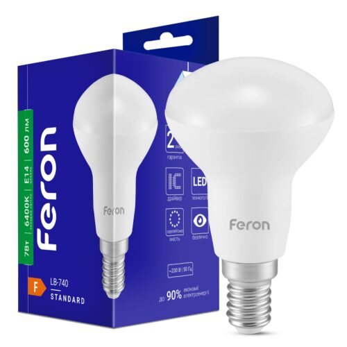 Світлодіодна лампа Feron LB-740 7Вт E14 6400K