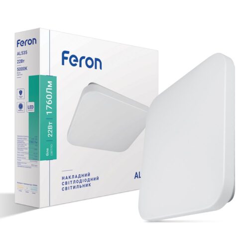 Світлодіодний накладний світильник Feron AL535 22Вт 5000K білий