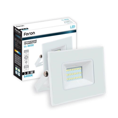 Світлодіодний прожектор Feron LL-6030 30Вт 6400K білий