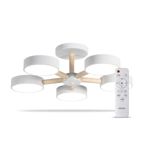 Світлодіодна накладна люстра Ardero AL6195ARD SCANDY 65Вт білий