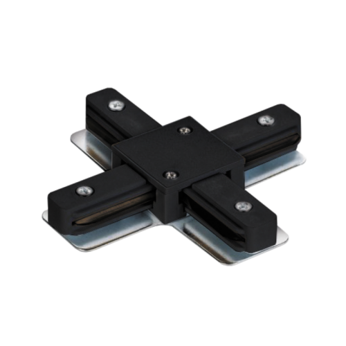 З'єднувач шинопроводу VELMAX V-XC, Х-подібний, чорний