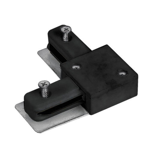 З'єднувач шинопроводу VELMAX V-LC, Г-подібний, чорний