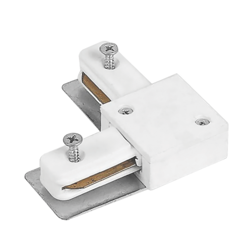 З'єднувач шинопроводу VELMAX V-LC, Г-подібний, білий