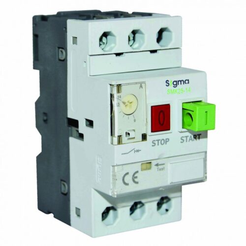 Авт. вимикач захисту двигуна SIGMA 0,12kW, 0.4-0.63A (SMK25-0.63)
