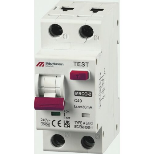 Диф. авт. вимикач 6кА, 30мA, 16A, "AC" MRCO06, Mutlusan