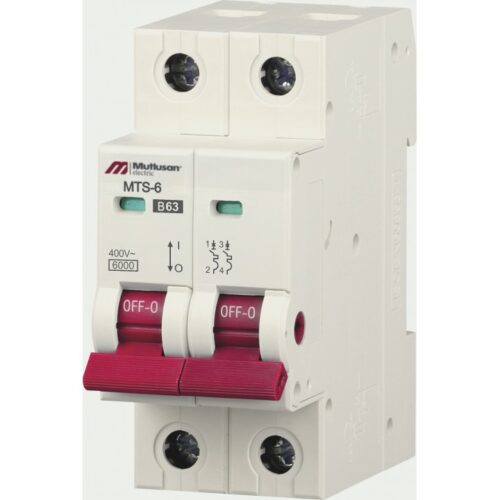 Авт. вимикач 6кА, 2Р, 40А "С" MTS06, Mutlusan