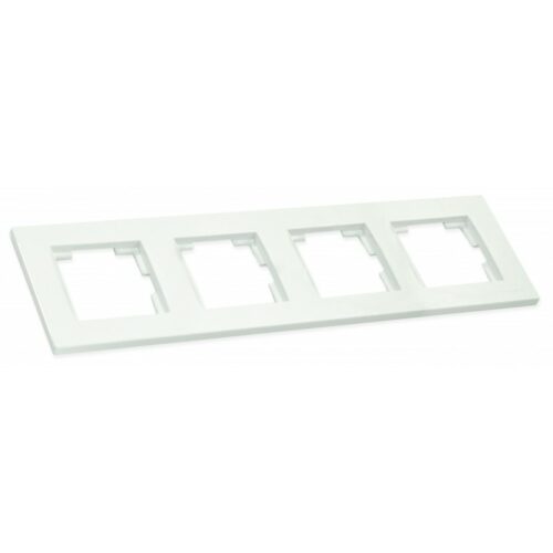 Рамка горизонтальна чотиримісна RITA, Mutlusan, білий, (2220 800 1401)