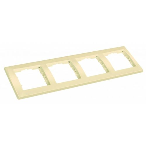 Рамка вертикальна чотиримісна CANDELA, Mutlusan, крем (2125 800 2402)