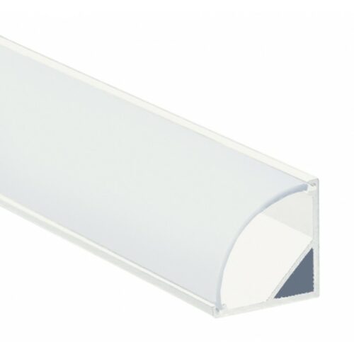 Профіль алюмінієвий LEBRON L-SP світлодіодний кутовий, матова лінза (комплект ) 2 м