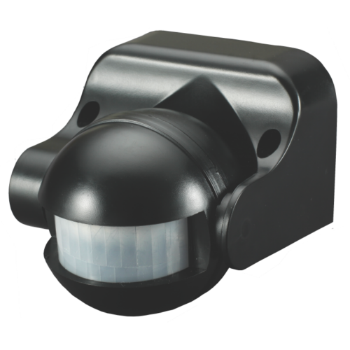 Датчик руху VELMAX V-ІМS-09, AC220-240V, кут 180°, (ST09), чорний