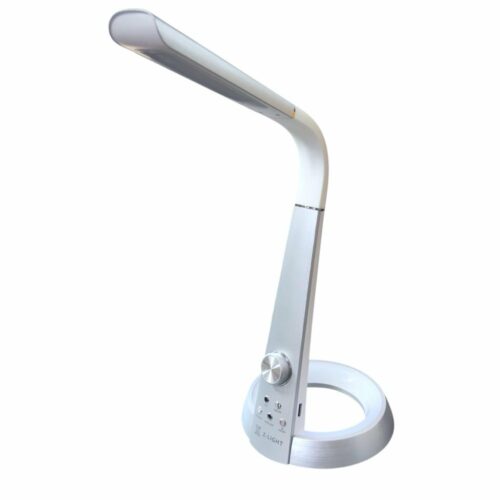 The Light Настільна LED-лампа 8W 3000-6500K 450Lm (RGB ночник + USB) SILVER ZL50019