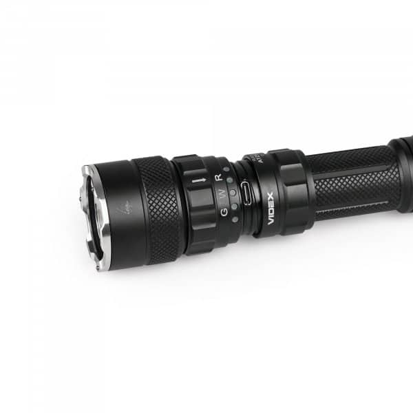 Тактичний світлодіодний ліхтарик VIDEX VLF-AT255RG 2000Lm 5000K 10 Тактичний світлодіодний ліхтарик VIDEX VLF-AT255RG 2000Lm 5000K