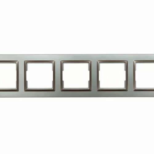 Рамка 5-а горизонтальна LUXEL JAZZ Графітова (9725)