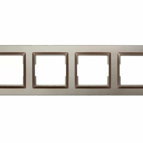 Рамка 4-а горизонтальна LUXEL JAZZ Теракотова (9224)