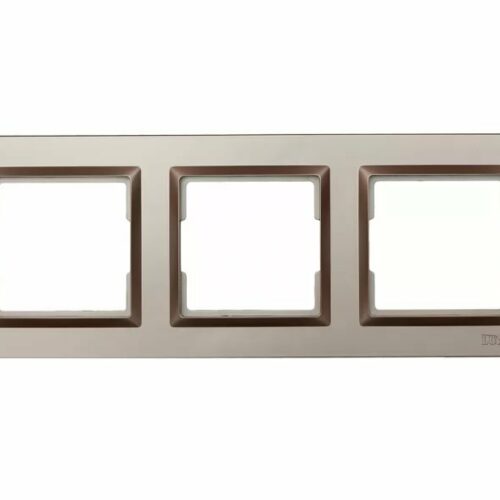 Рамка 3-а горизонтальна LUXEL JAZZ Теракотова (9223)