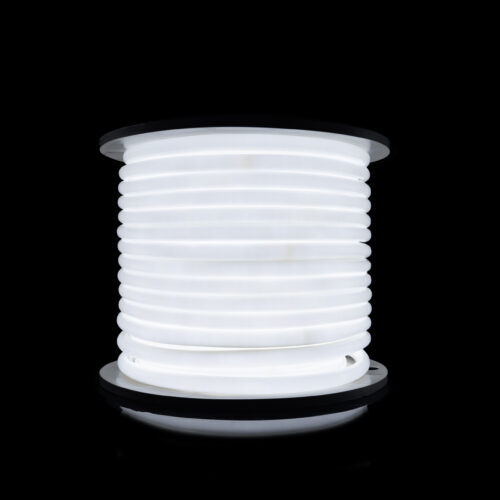 Світлодіодний неон PROLUM™ Круглий D15, IP68, 220V, Series "RN", Білий, PRO