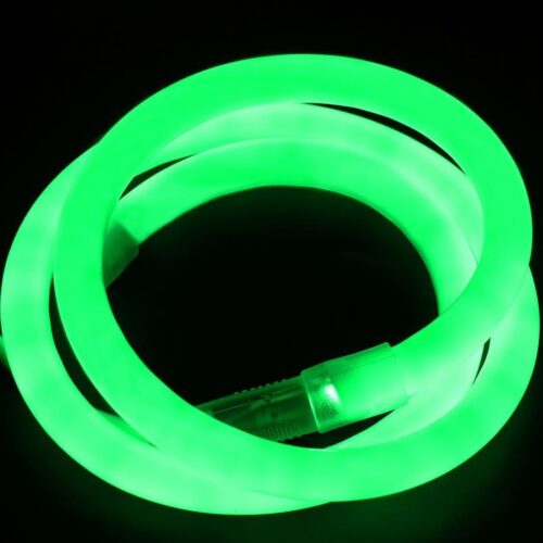 Світлодіодний неон PROLUM™ Круглий D15, IP68, 220V, Series "RN", Зелений, PRO