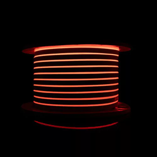 Світлодіодний неон PROLUM™ 8x16, IP68, 12V, Series "SF", Червоний, PRO