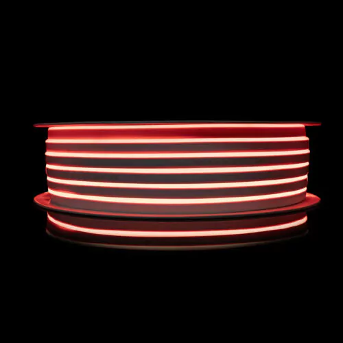 Світлодіодний неон PROLUM™ 6x12, IP68, 12V, Series "FX", Червоний, PRO