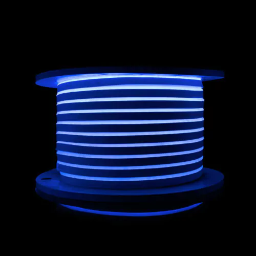 Світлодіодний неон PROLUM™ 8x16, IP68, 12V, Series "LF", Синій, PRO