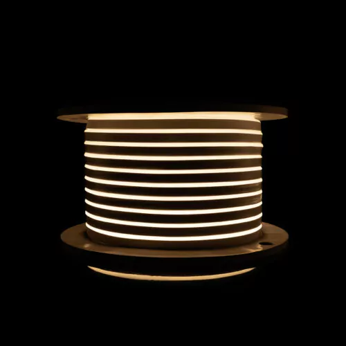 Світлодіодний неон PROLUM™ 8x16, IP68, 24V, Series "NF", Тепло-Білий, PRO