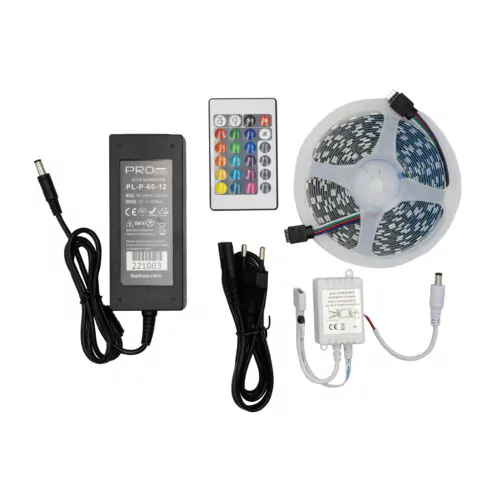 Готовий набір LED стрічка 5M PROLUM™ 12V; IP20; Series "K", RGB