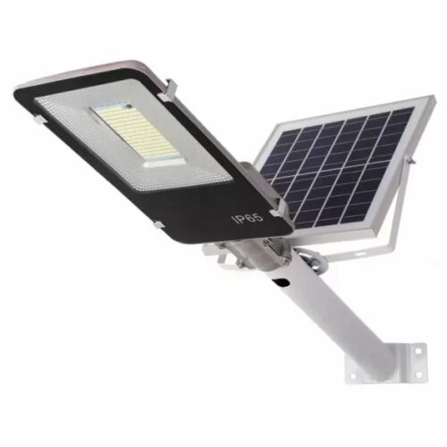 Світлодіодний світильник LUXEL на сонячних батареях з мікрохвильовим датчиком руху IP65 100W (SSE-10