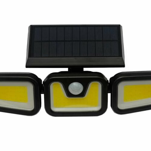 Світлодіодний світильник LUXEL на сонячних батареях з датчиком руху IP65 48W (SSWl-08C)