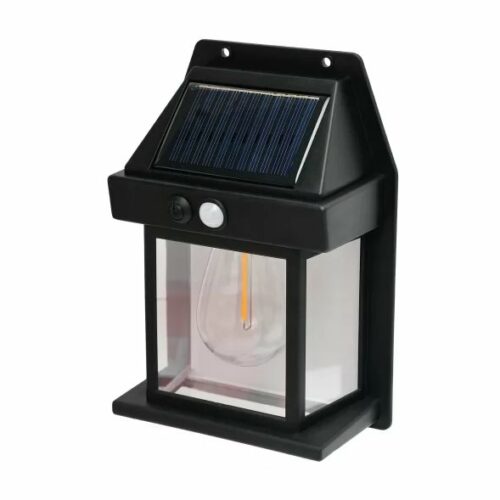 Світлодіодний світильник LUXEL на сонячних батареях з датчиком руху IP44 10W (SSWl-12H)