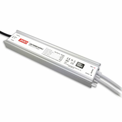 Блок живлення імпульсний JINBO Slim 150W 12V (IP67, 12.5А) Series "JLV"
