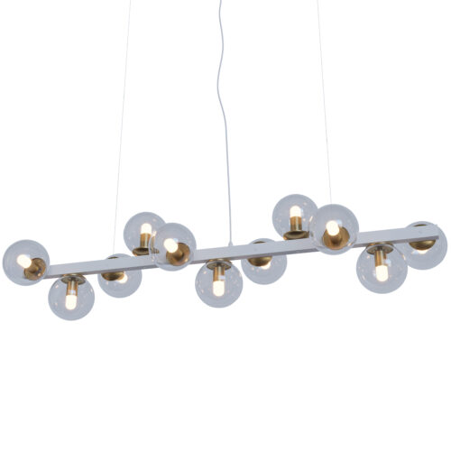 Люстра BB3,  Золотий/білий Прозорий, Pikart Lights