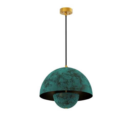 Люстра RR,  Зелена латунь, Pikart Lights