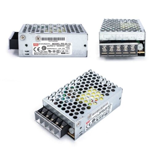 Блок живлення Mean Well RS-25-12 (25.2W; 2.1A; 12V; IP20) Series "RS", 92%