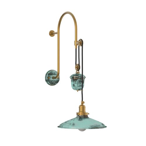 Настінне бра Counterweight,  Зелена латунь, Pikart Lights