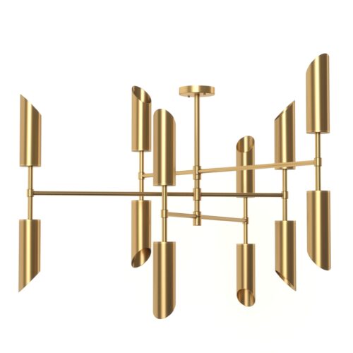 Люстра SC12,  Світла латунь, Pikart Lights