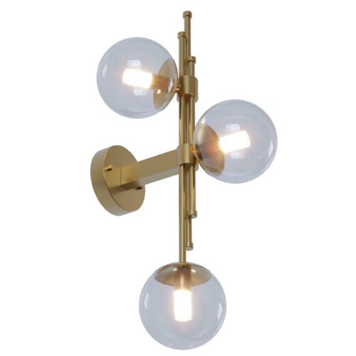 Бра Abby Left,  Світла латунь Прозорий, Pikart Lights