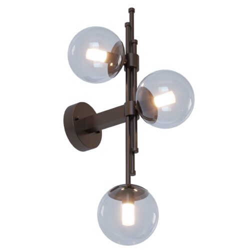 Бра Abby Left,  Темна латунь Прозорий, Pikart Lights