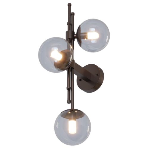 Бра Abby Right,  Темна латунь Прозорий, Pikart Lights