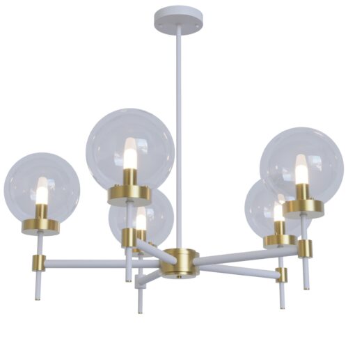 Люстра Ab,  Світла латунь/білий, Pikart Lights