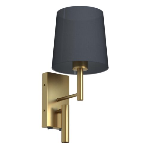 Настінне бра,  Світла латунь/чорний, Pikart Lights