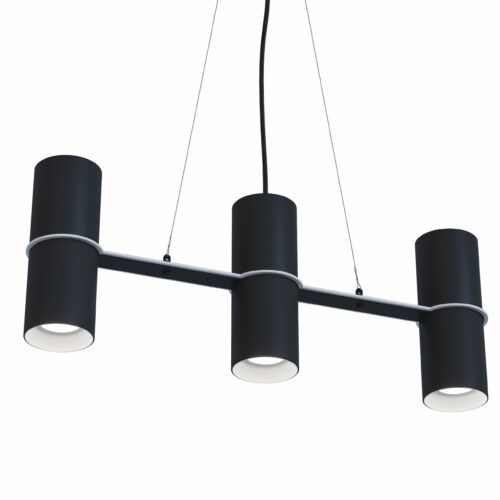 Люстра BINO 5M,  Чорний/білий, Pikart Lights