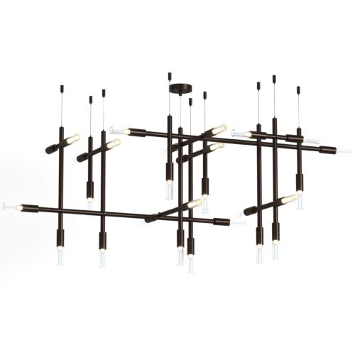 Люстра,  Темна латунь, Pikart Lights