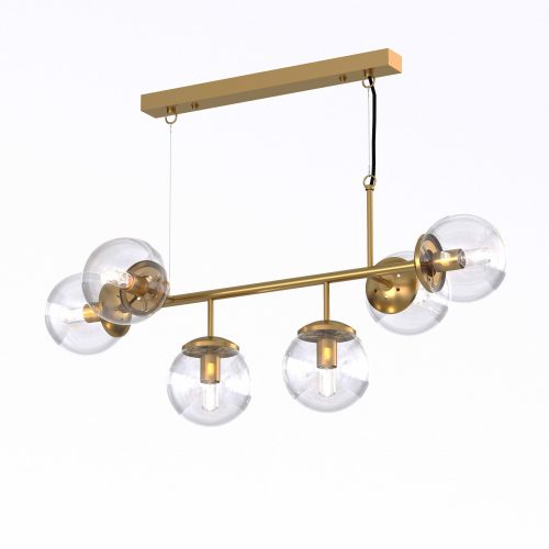 Люстра BB Small 2, 34887 Світла латунь Прозорий, Pikart Lights