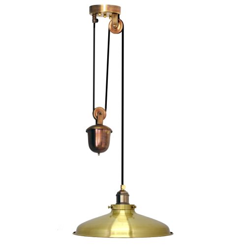 Люстра Hat & Counterweight, 1852 Світла латунь, Pikart Lights