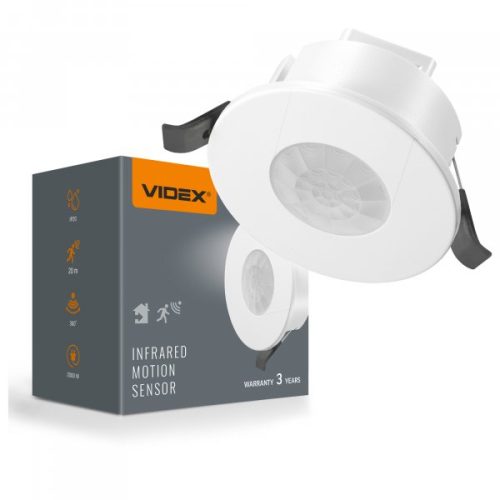 Світлодіодний світильник настінний з сенсором VIDEX WL02 18W 2800K-4000K-6000K White
