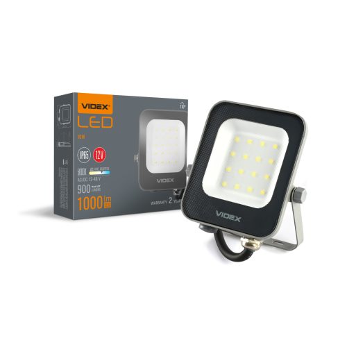 Світлодіодний прожектор VIDEX F3e 1000Lm 5000K AC/DC 12-48V