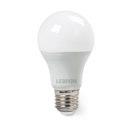 LED лампа LEBRON L-A60, 12W, E27, 4100K, 1100Lm
