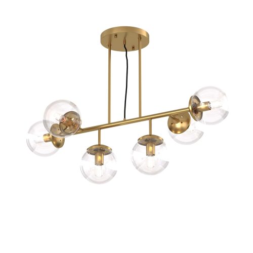 Люстра BB Small 1, 34870 Світла латунь Прозорий, Pikart Lights